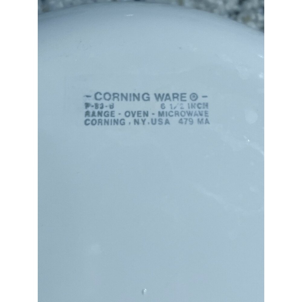 Corning Ware Blue Cornflower Skillet Dish For Range Oven Microwave - Picture 10 of 11